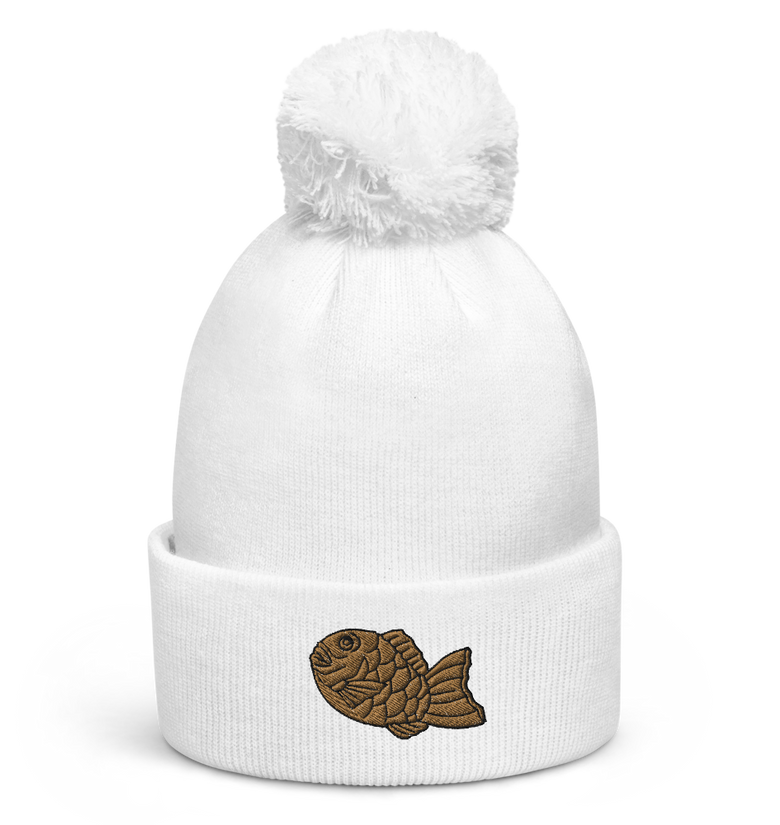 Taiyaki Pom pom beanie
