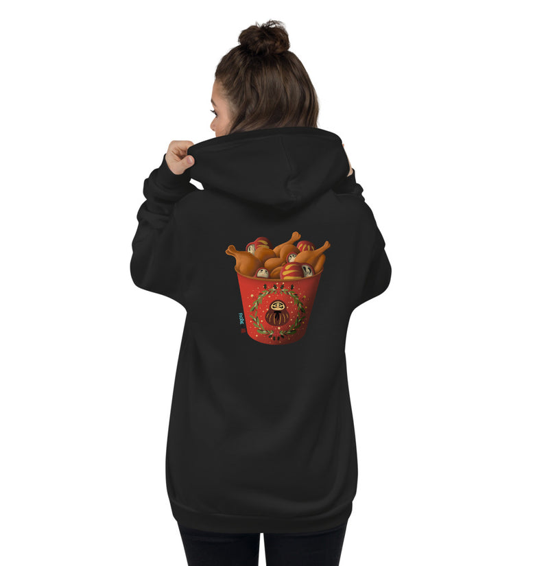 Winter Bucket Hoodie Sweater - Back Print