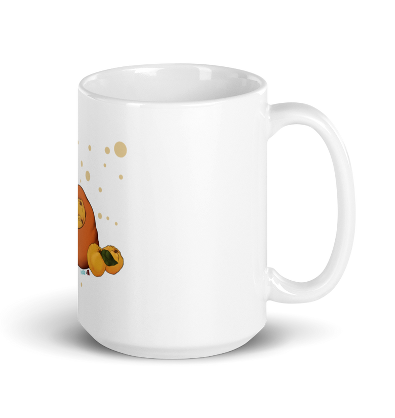 Foxy Glossy White Mug 15 oz.