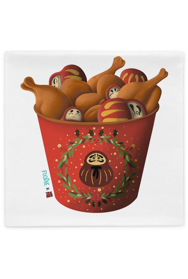 Winter Bucket Square Pillow Case