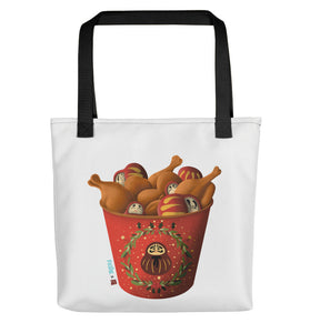 Winter Bucket Tote Bag