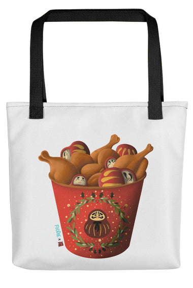 Winter Bucket Tote Bag