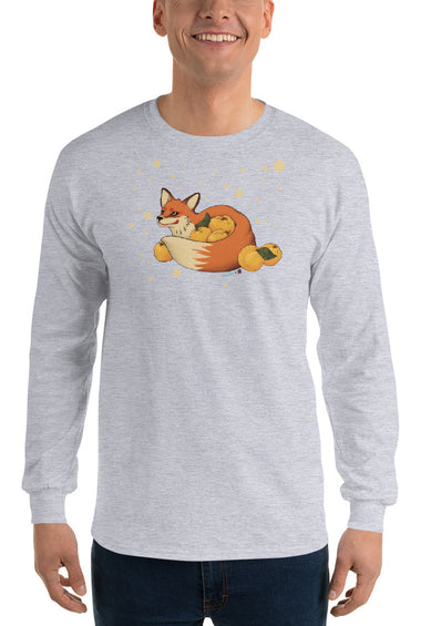 Yuzu Fox Men’s Long Sleeve Shirt