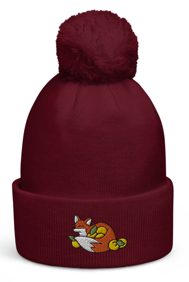 Foxy Pom pom beanie
