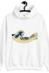 Wave Hoodie Sweater - Front Print