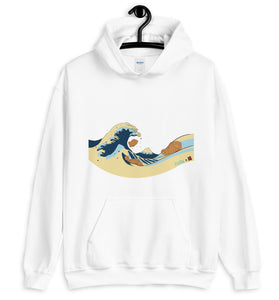 Wave Hoodie Sweater - Front Print