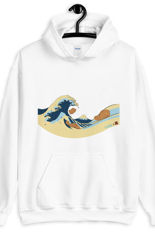Wave Hoodie Sweater - Front Print