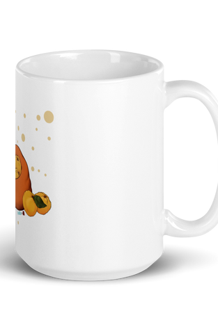 Foxy Glossy White Mug 15 oz.